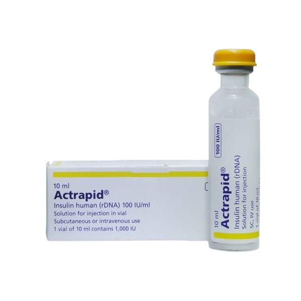 ACTRAPID Human Insulin (RDNA) 100IU / mL Solution for IM/IV/SC ...